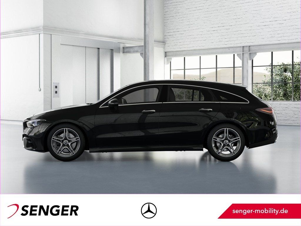 نمای دیگر مرسدس بنز CLA 200 SB AMG دوربین دنده عقب امبینت MBUX LED